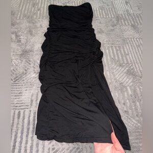 Klassy Network Black Maxi Dress